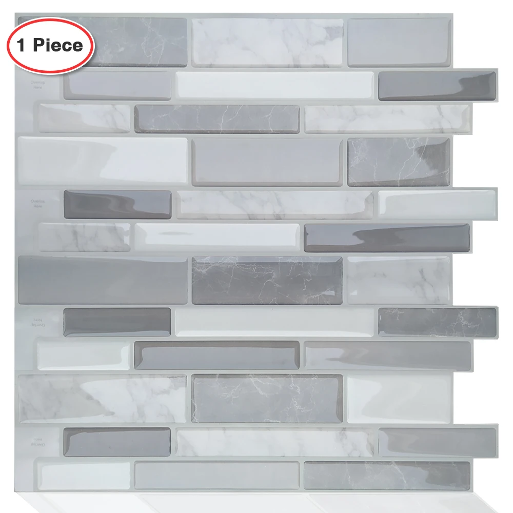 Водонепроницаемая виниловая умная плитка самоклеящаяся кухонная Настенная