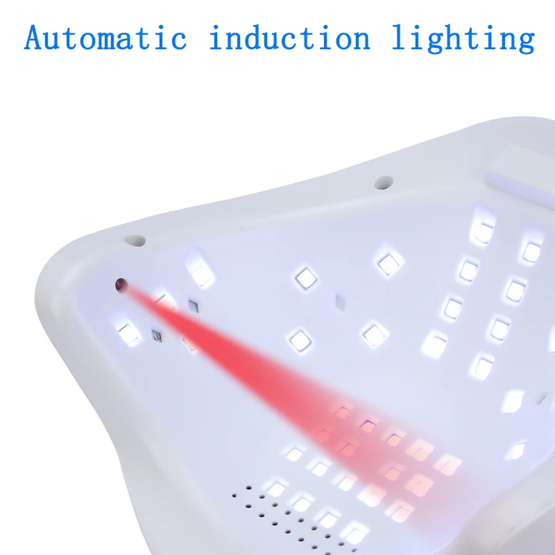

5XP UV Nail Lamp For Manicure Tools LED Nail Dryer For Curing All Gels Polish 168W/42pcs Timer Smart Ice Lamp For Nails Design