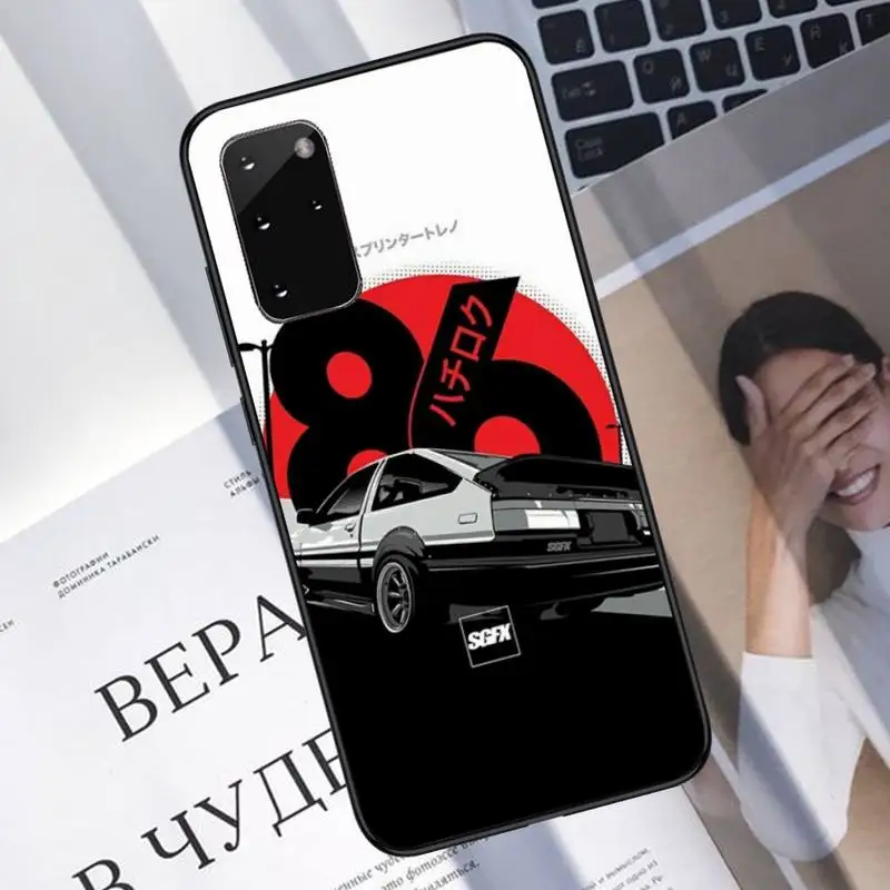 

Hot Japan Initial D anime Phone Case For Samsung galaxy S 7 8 9 10 20 edge A 6 10 20 30 50 51 70 note 10 plus