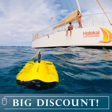 Original New Gladius Mini 100 Meter Underwater Drone Worlds 1st Intelligent 5 Thruster Mini size Underwater Drone with Backpack