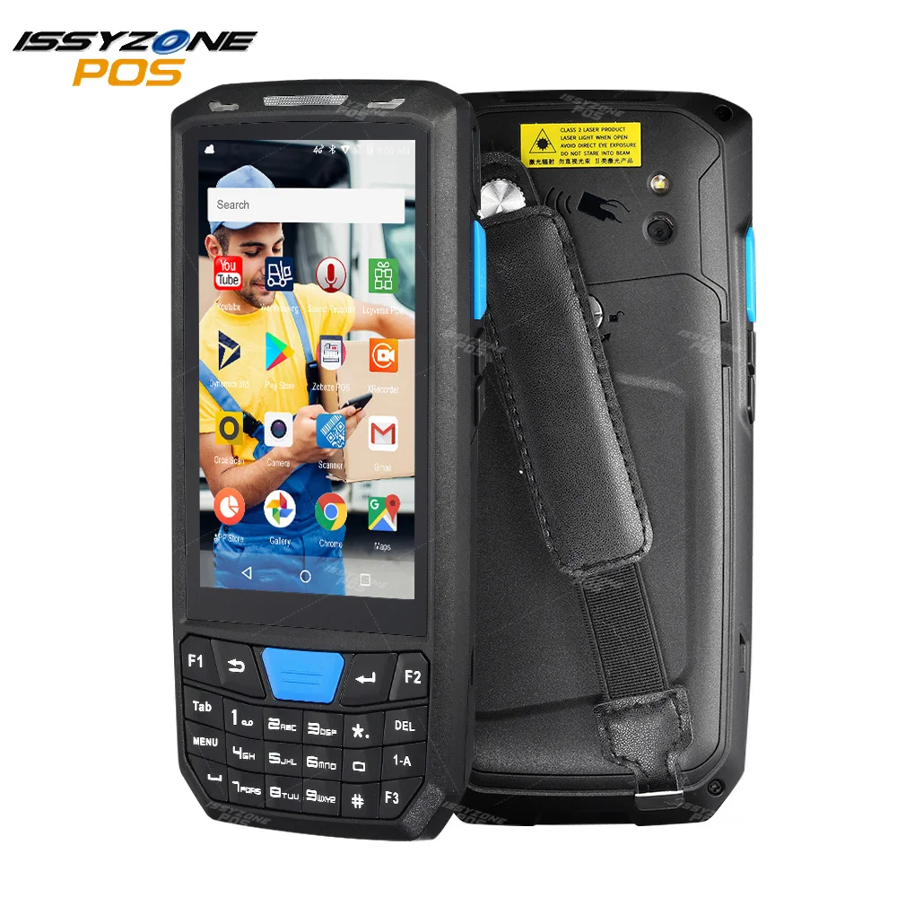 ISSYZONEPOS Ручной PDA Android 8 1 сканер штрих кода 1D 2D считыватель кодов сборщик данных POS