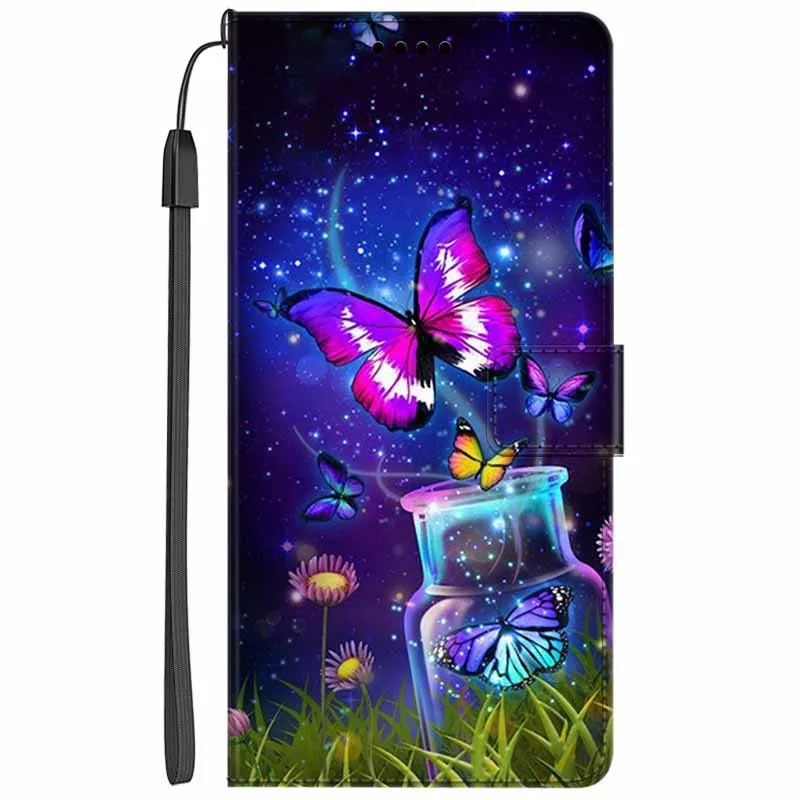 Flip Case for Samsung Galaxy A03s Capa Wallet Leather Magnetic Cover Funda for Galaxy Note 8 9 10 Lite Protective Bag Note8 Cute
