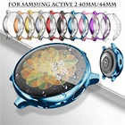 Высококачественный мягкий ТПУ чехол для часов, бампер с защитой экрана для Samsung Galaxy Watch Active 2, чехол 40 мм 44 мм, аксессуар для часов