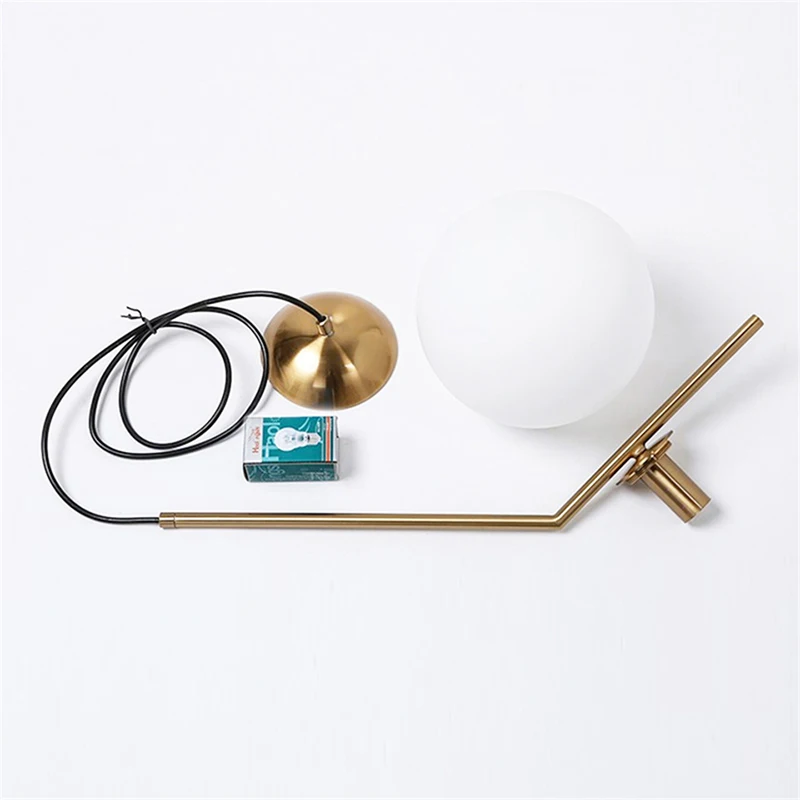 

Modern Indoor LED Iron Living Room Floor lamps Minimalist Home Decor Restaurant Standing Lights Bedroom Glass Ball lighting