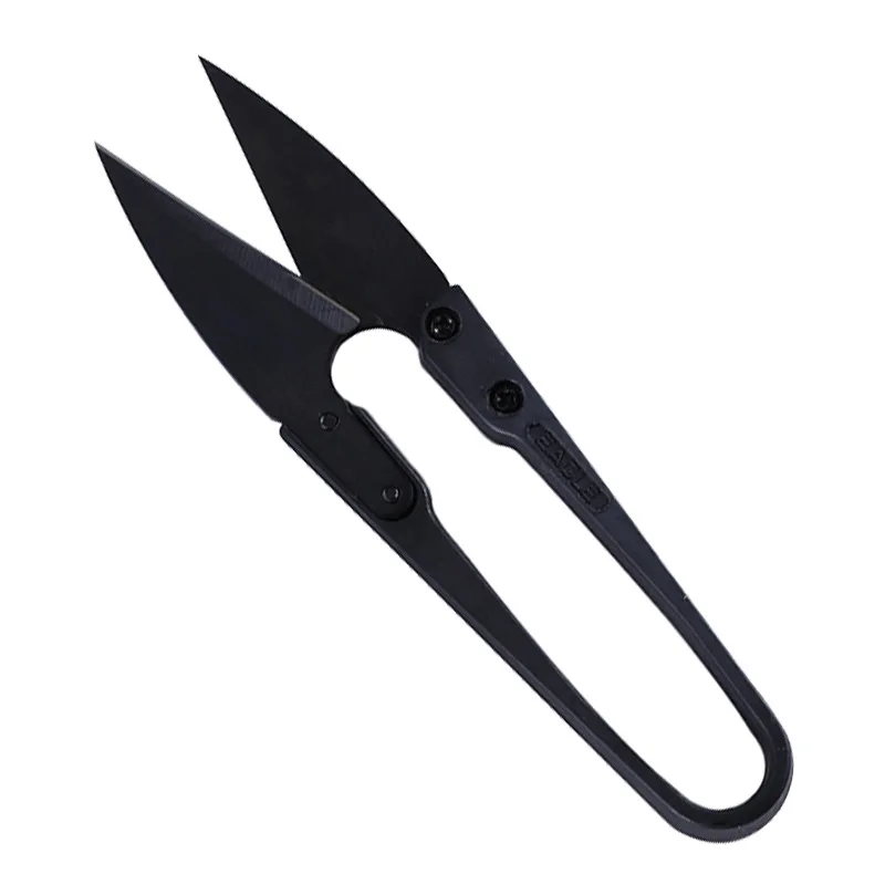 

1PC Sewing Embroidery Thrum Yarn Shear Stainless Steel U Shape Clippers Trimming Sewing Nippers Hand Tool Tailor's Scissors