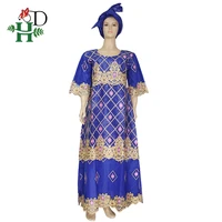 hd 2022 south african clothes blue lace dress for women bazin riche maxi dresses nigerian wedding party foulard africain femme