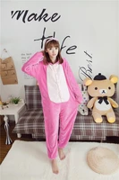 kigurumi pink stitch onesies pajamas for adults unisex cartoon anime cosplay costume cute animal cosplay pyjamas