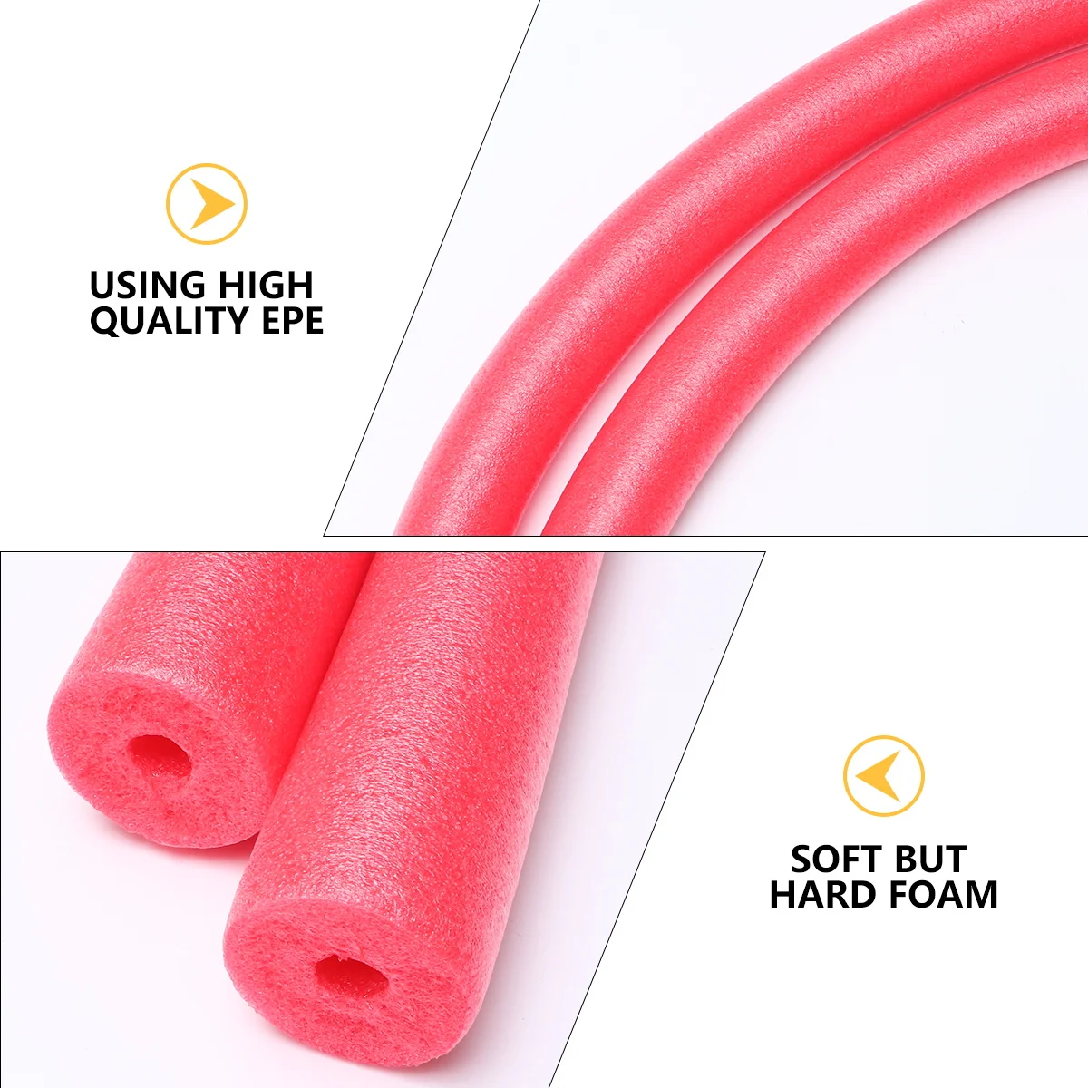 

2Pcs Flexible Swimming Aid Froth Noodles Swim Pool Noodle Water Float Stick