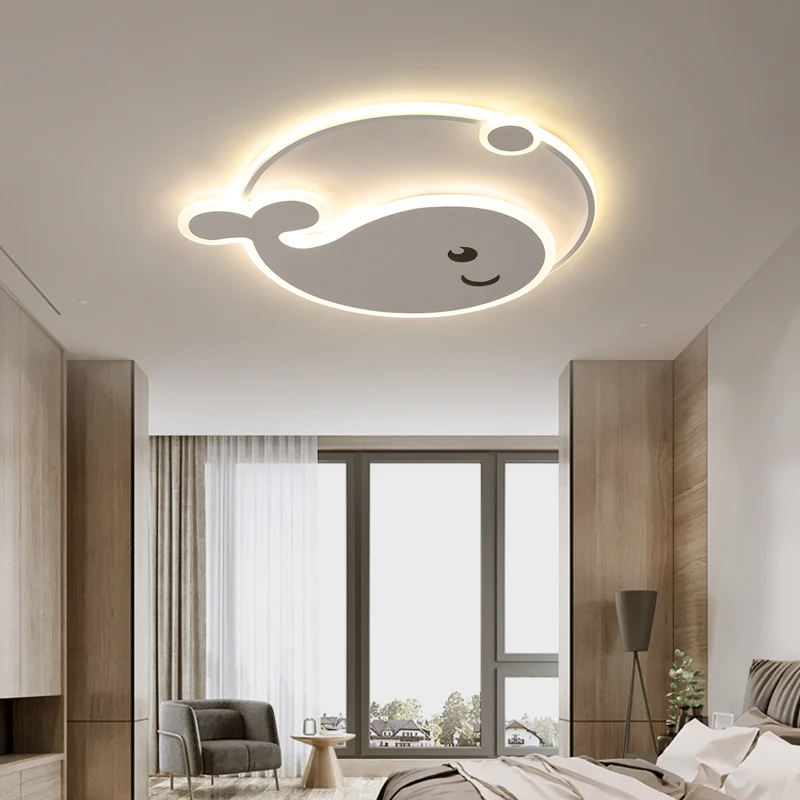 

Modern LED Chandeliers For Bedroom Children's room Study Dining Simplicity Round Ceiling Lamp Home Creativity Lighting Fixtures