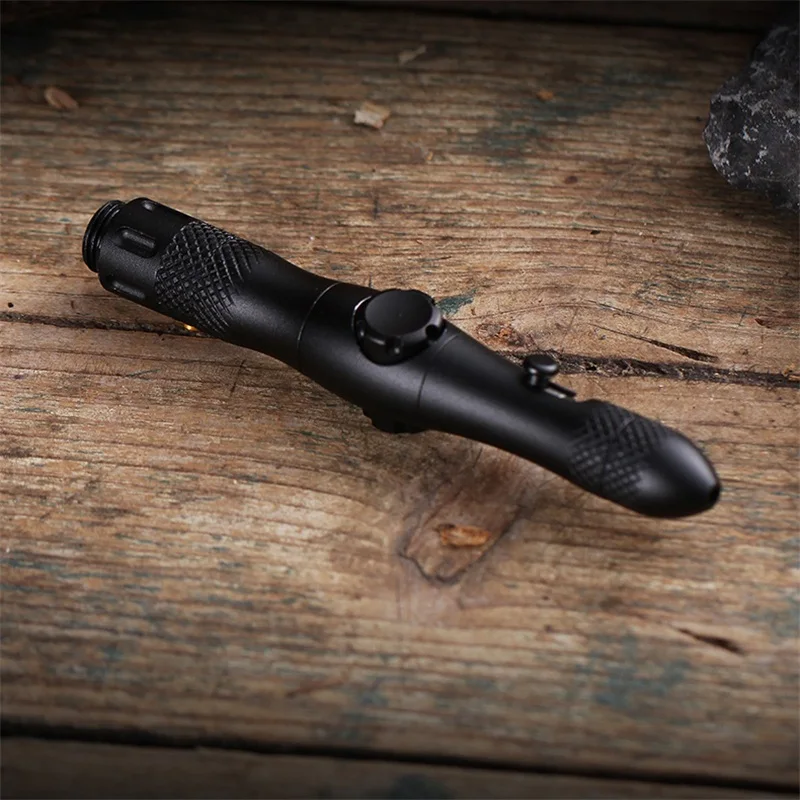 Beli Multi-fungsi Fidget Spinner Pertahanan Diri Pena Taktis Senter Darurat Pemecah Kaca Luar Ruangan Bertahan Hidup Alat EDC