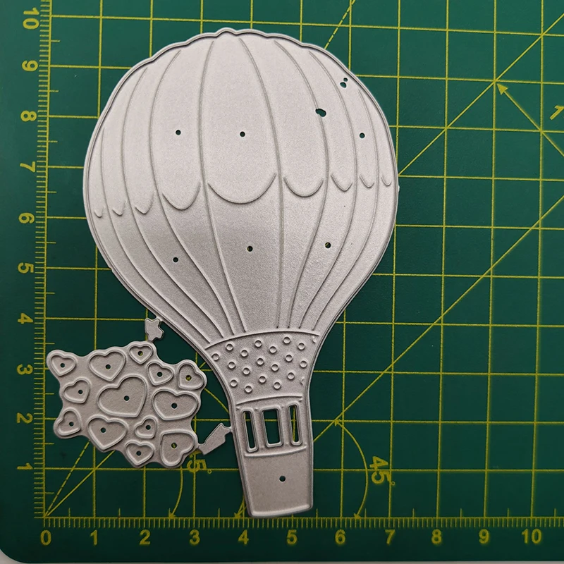 65*100 мм парашют с любовью новое ремесленное украшение металлическая высечка