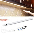 Умный светодиодный светильник с датчиком движения рук, 5 В, питание от USB, подсветсветильник высокой яркости для шкафов, ящиков, 304050 см