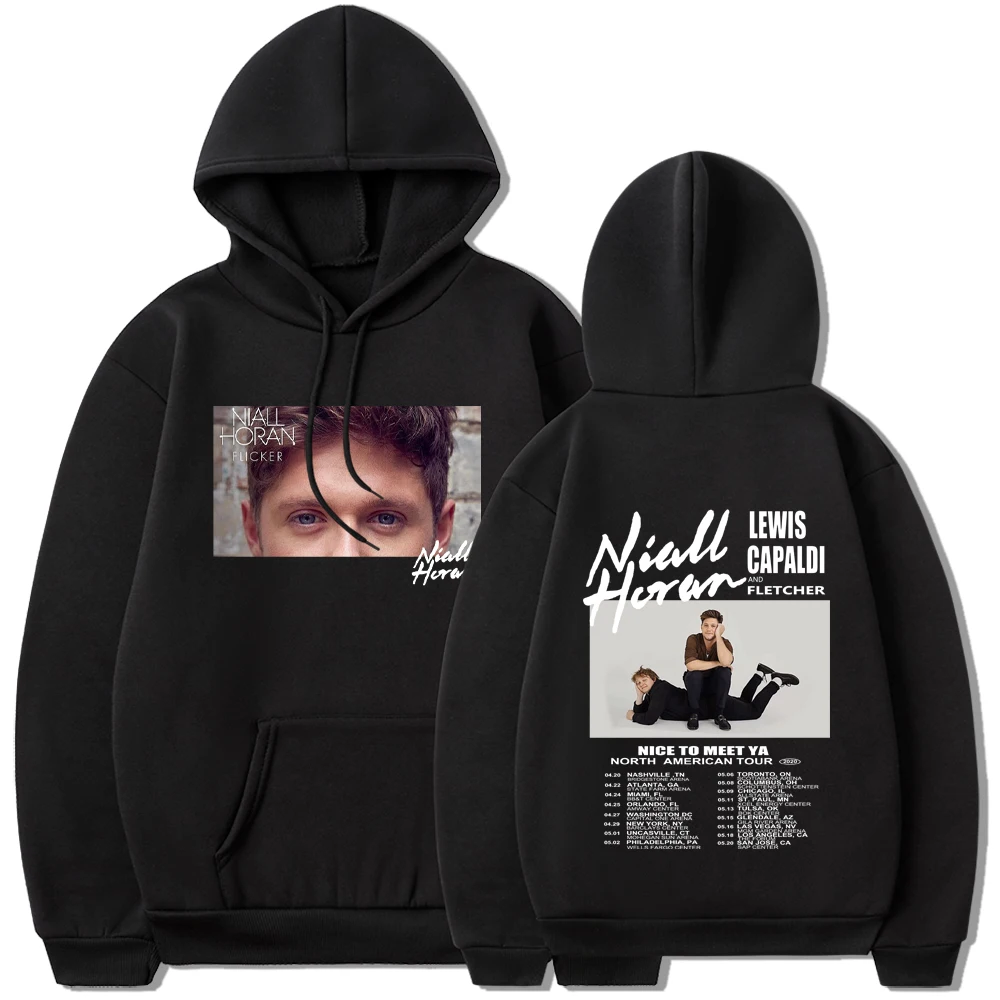 

Худи Niall Horan Nice To Meet Ya Tour 2020, женские/мужские толстовки с принтом, уличная одежда, топы с длинным рукавом