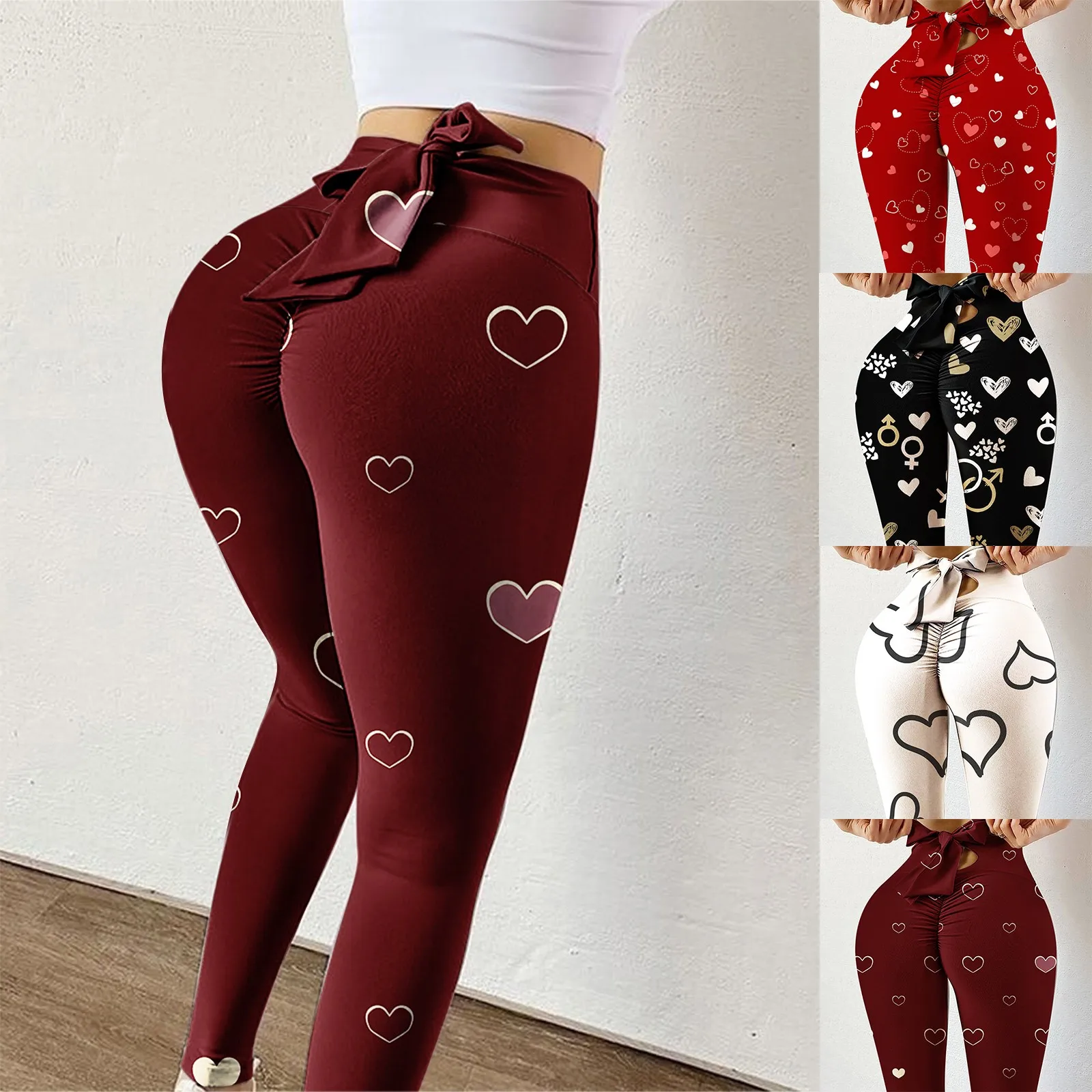 

Bow tie Women Sexy Yoga Pants Gym Leggings High Waist Sports Pants Workout Running Leggins Fitness Leggings Mujer Yoga Leggings