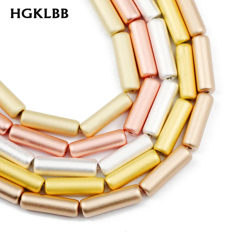 Бусины из гематита с длинным цилиндром 13 х4 мм|Бусины| |