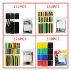 2:1 5 цветов, Полиолефиновая термоусадочная трубка в ассортименте, электрический кабель, Изолированная кабельная основа,