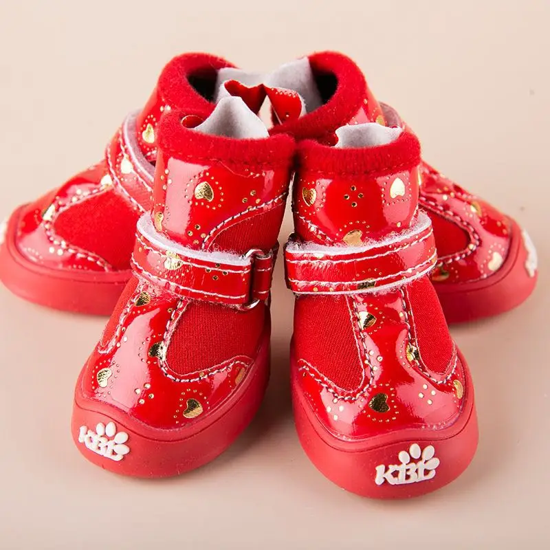 Обувь для домашних животных маленьких собак и кошек зимние ботинки