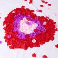 1000pcs fake rose petals diy party decorations artificial flowers romantic wedding marriage accessories for valentine gifts