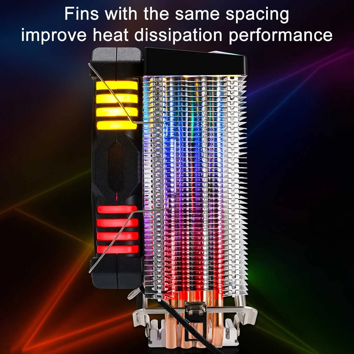 TDP130W 4 Heat Pipes CPU Cooler 120mm 4 Pin PWM ARGB for Intel LGA 775 ...