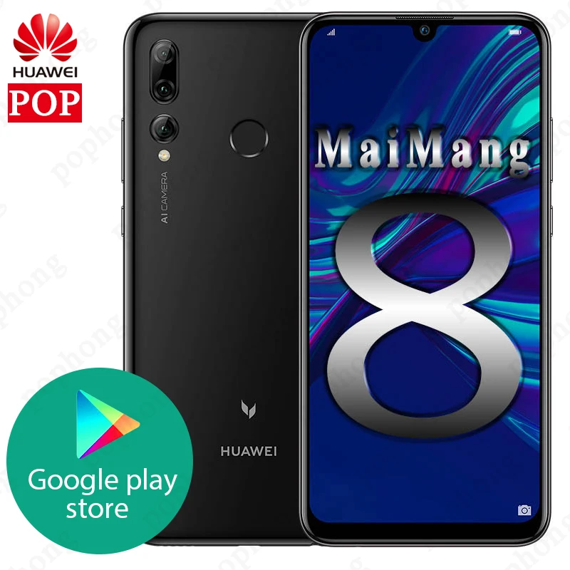 Смартфон huawei Maimang 8, 6,21 дюймов, 6 ГБ, 128 ГБ, Kirin 710, четыре ядра, 2340x1080, Android 9,0, отпечаток пальца