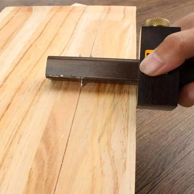 

8" Marking Mortise Multifunction Gauge Carpentry Scribe Wood Work Scraper Line Tool With Screw Woodworking Measuring Scriber