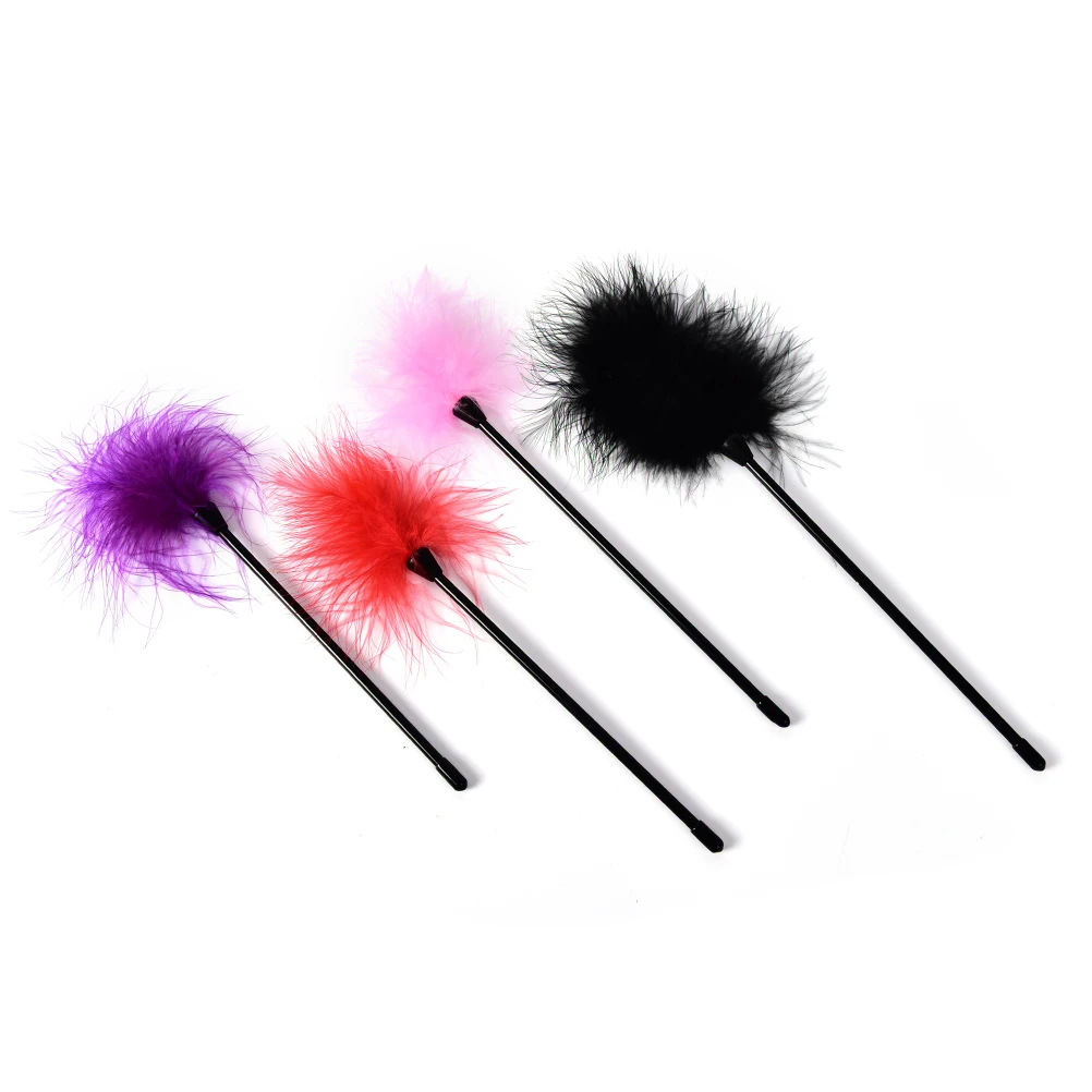 Необычные Секс перо тиклер клитор для взрослых игра Teasing Whip курчавые Связывание