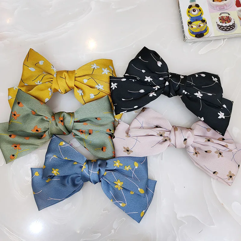 Заколка для волос женщин и девочек двухслойная заколка с узлом бантом конского