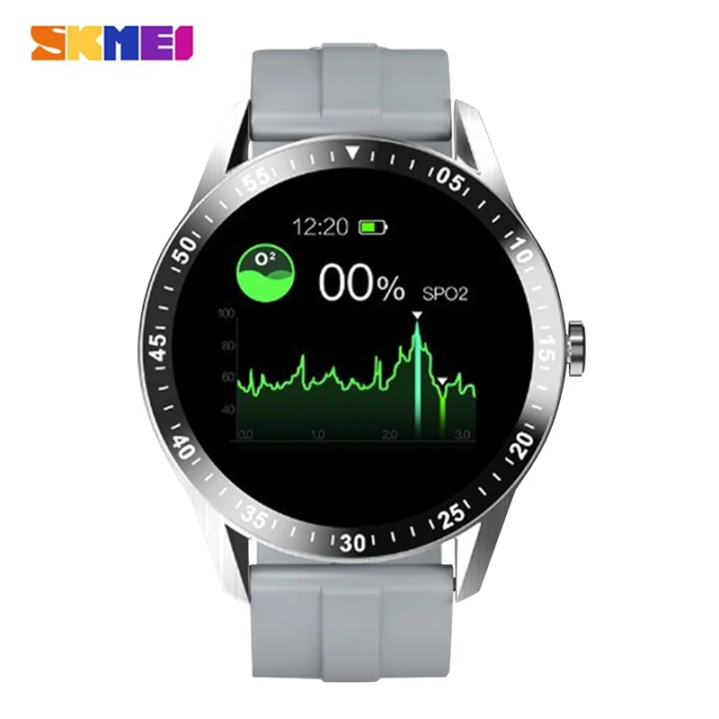 Смарт часы SKMEI уровень кислорода в крови монитор сердечного ритма телефонный