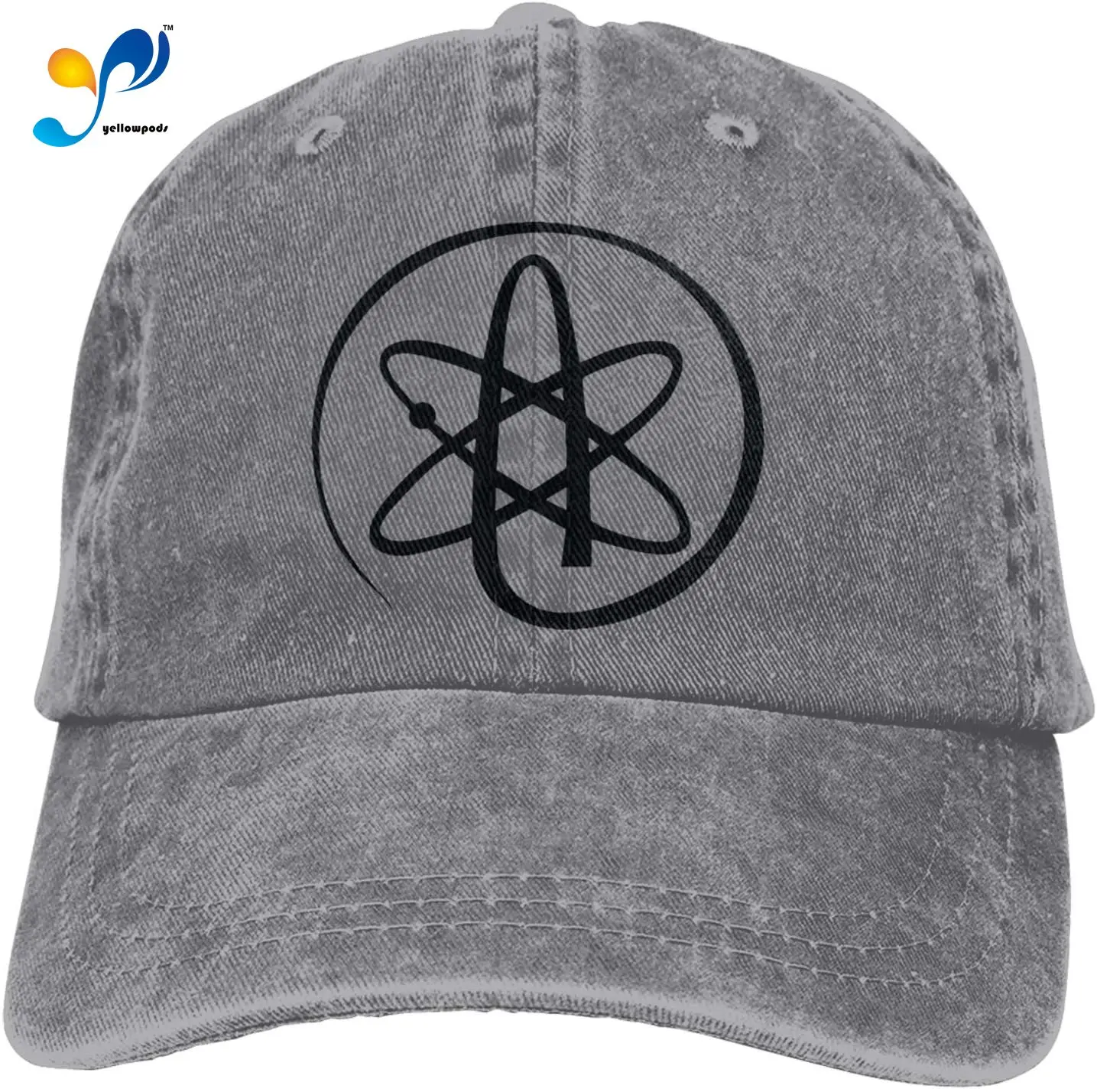 

OURTANKS Atheist Symbol Atheism Unisex Adult Cap Adjustable Cowboys Hats Baseball Cap Fun Casquette Cap