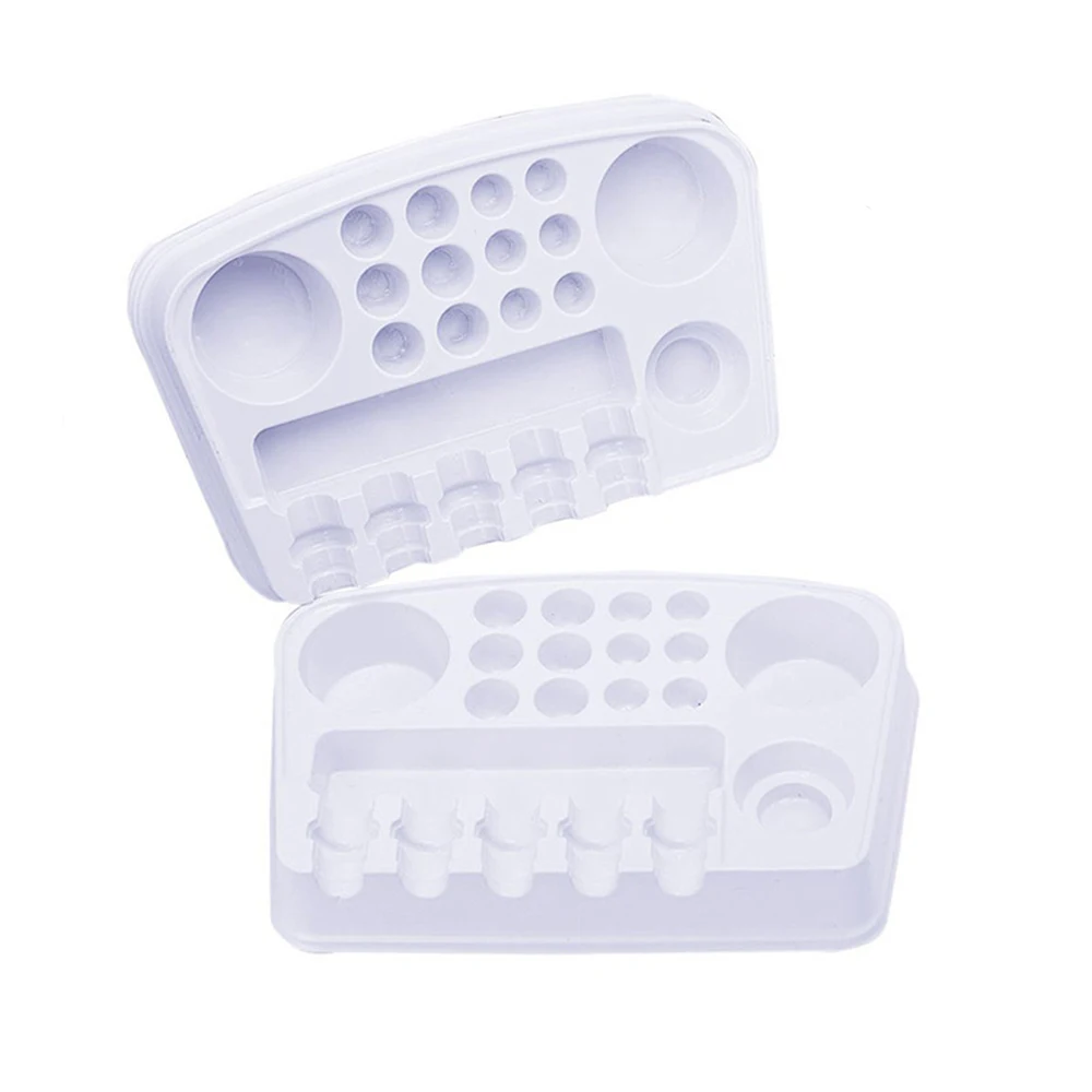 Disposable Tattoo Cartridge Holder Tray Transparent Plastic Stand Microblading Tattoo Needles Ink Makeup Tool