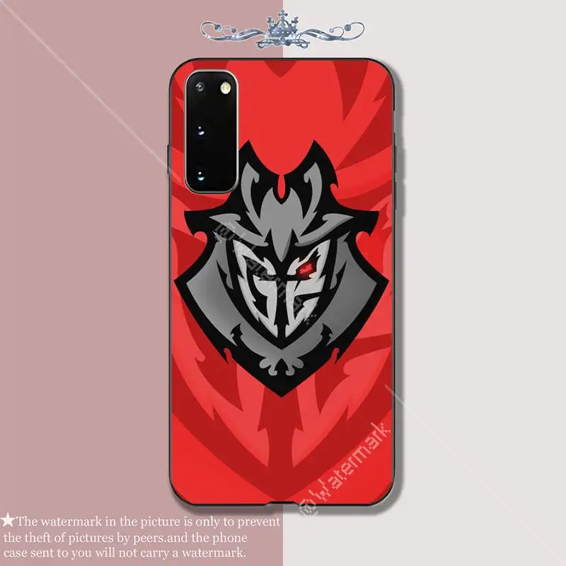 YNDFCNB G2 ESPORTS Роскошный чехол для телефона Samsung Galaxy S 7 8 9 10 20 Plus Ultra Note8 мягкий