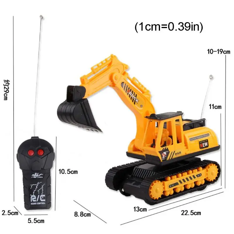 Электрический экскаватор на дистанционном управлении для детей улицы дома