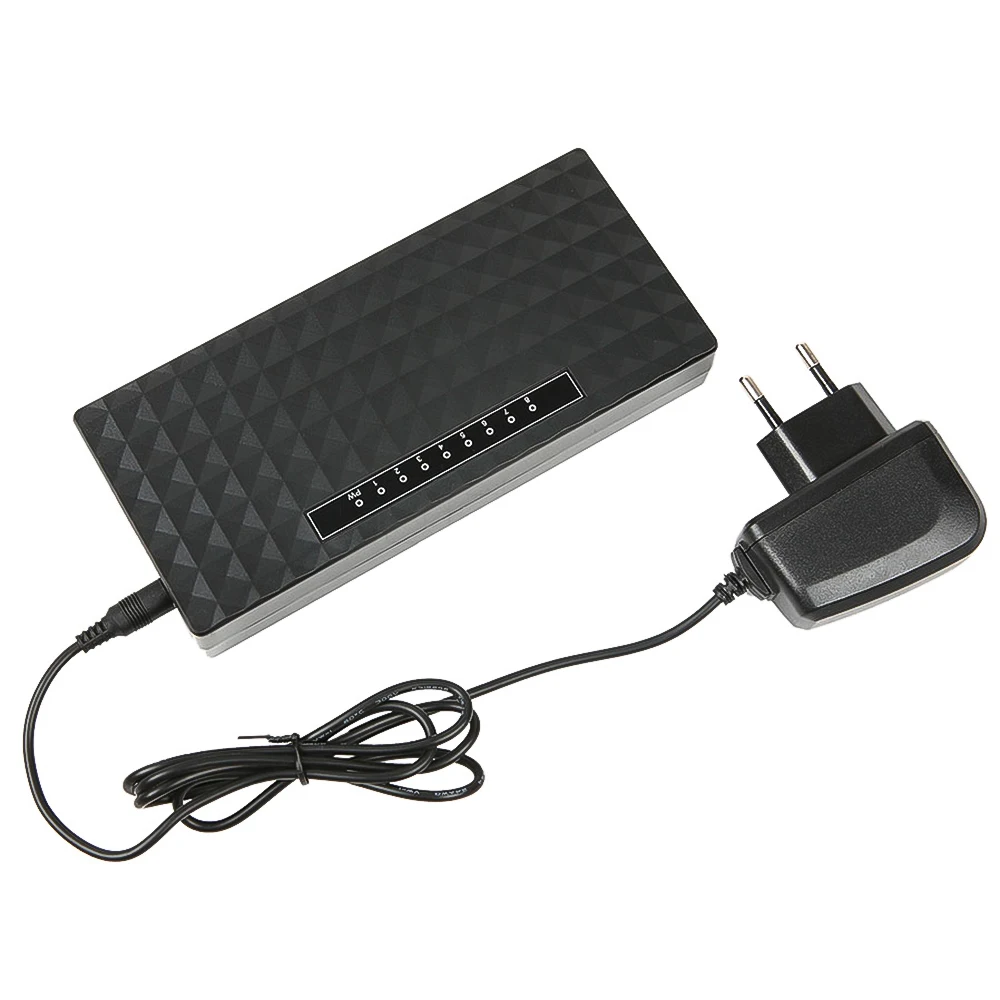 Новинка 8-портовый гигабитный коммутатор хаб 10/100 Мбит/с высокопроизводительный