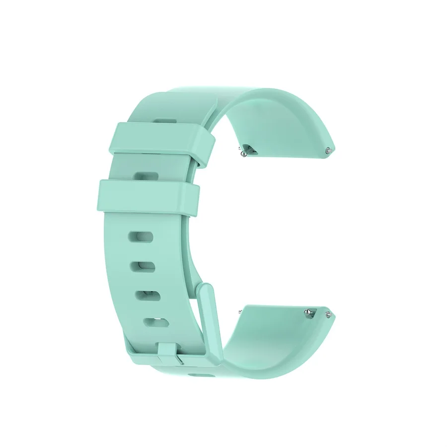Light green Смарт-часы ремешок для Fitbit Versa2 23 мм силиконовый ремешок для Fitbit Versa/Versa lite/Versa 2 браслет спортивные аксессуары - Цвет: Light green