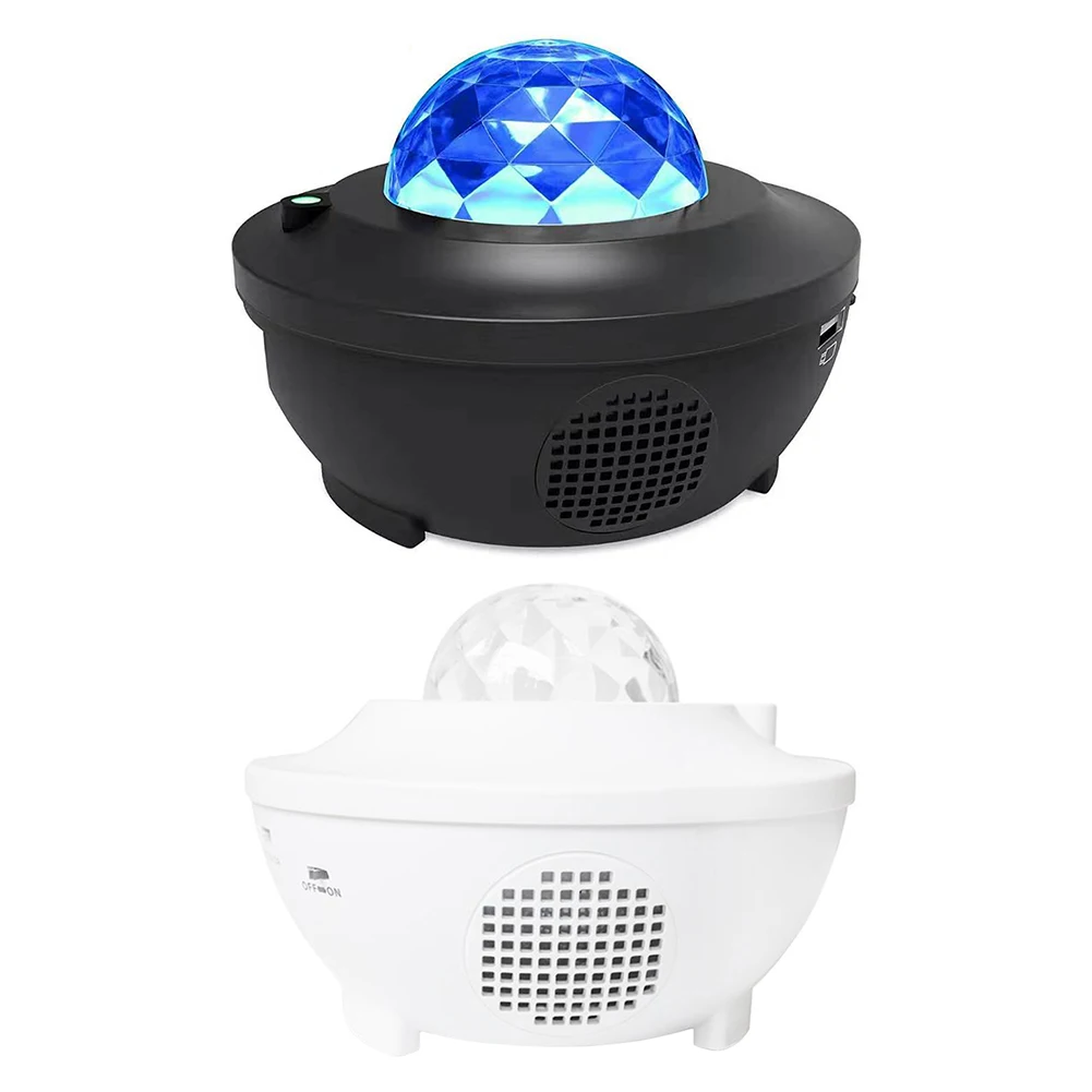 

LED Star Galaxy Projector Ocean Wave Night Light Room Decor Rotate Starry Sky Porjectors Luminaria Decoration Bedroom Lamp Gifts