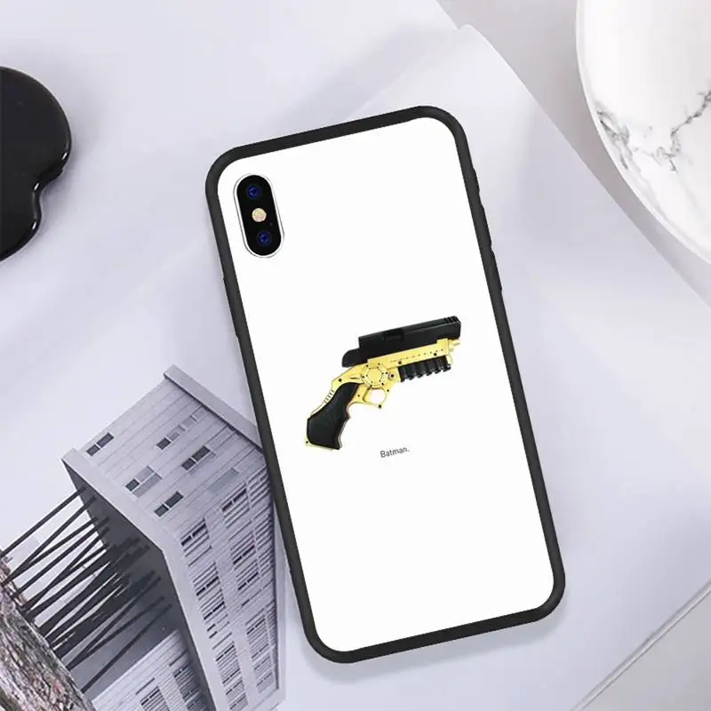 

YNDFCNB All kinds professional pistols Phone Case for iPhone 11 pro XS MAX 8 7 6 6S Plus X 5 5S SE XR Soft TPU case