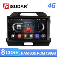 isudar t72 qled android 10 auto radio for kia sportage 2010 2011 2012 2013 2016 gps car multimedia ram 8gb 4g net camera no 2din