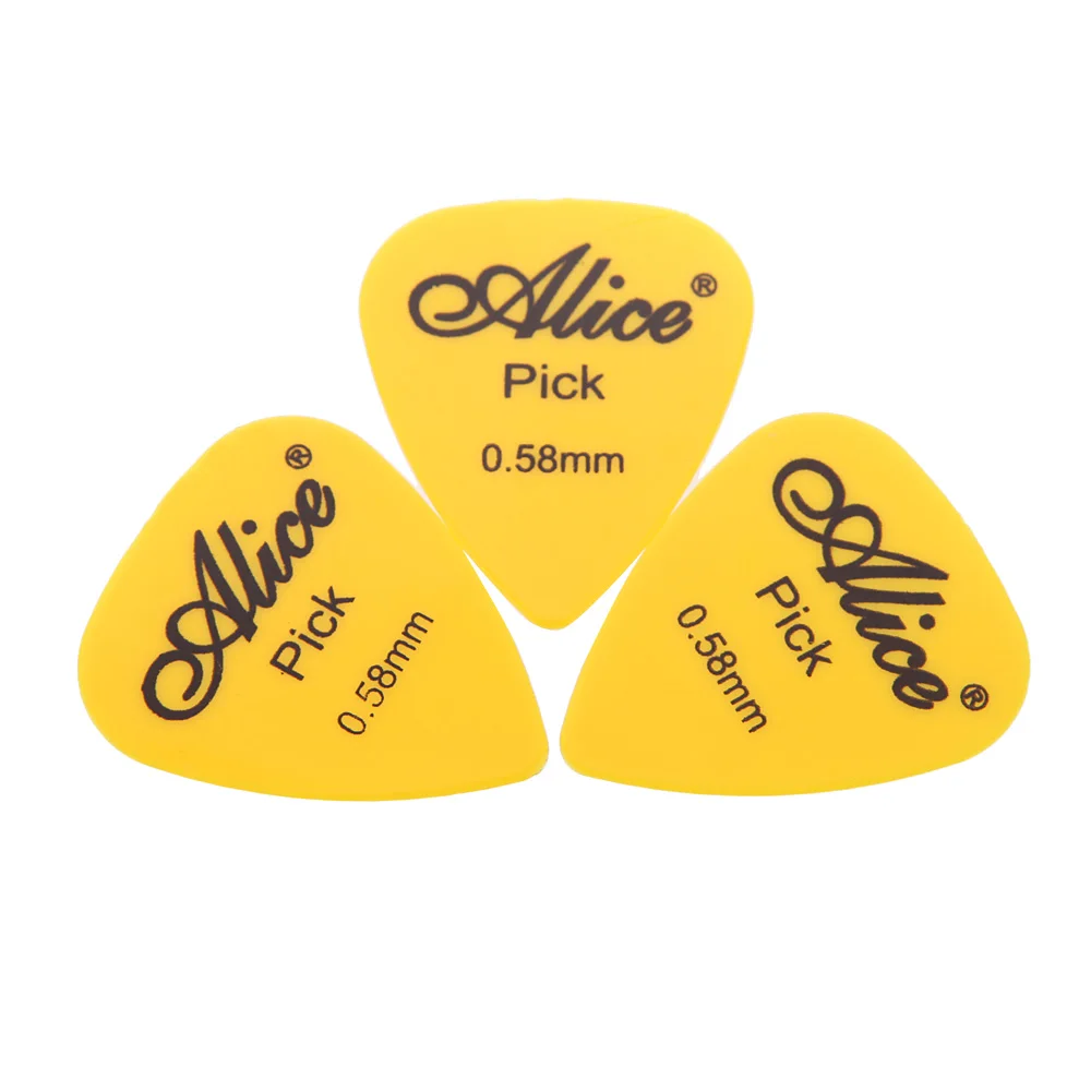 

Professional Guitar Picks Guitar Plectrum Alice AP-P 20pcs 0.58mm Smooth ABS Guitar Parts & Accessories