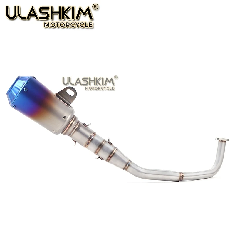 SH150 SH 125 150I мотоцикл выхлопной маскап полная система скольжения на среднюю ссылку трубы глушитель для Honda SH125 SH150i SH125i