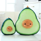 Плюшевые игрушки авокадо, 6 видов, большого размера, плюшевые подушки с растениями, Мультяшные подушки с фруктами для детей, домашний декор, украшения