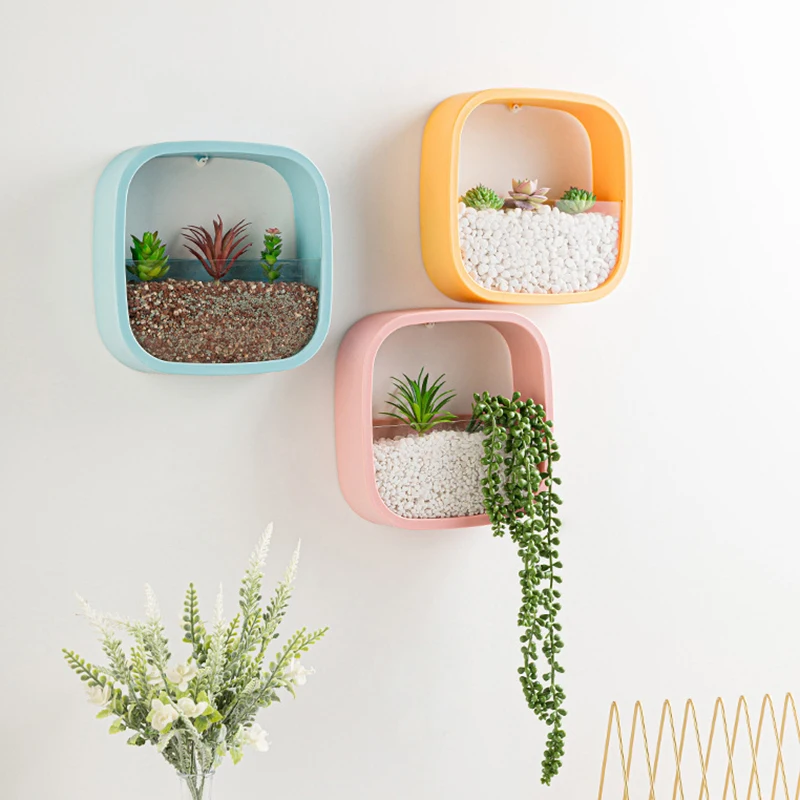 Новинка Лидер продаж геометрический настенный подвесной цветочный горшок для