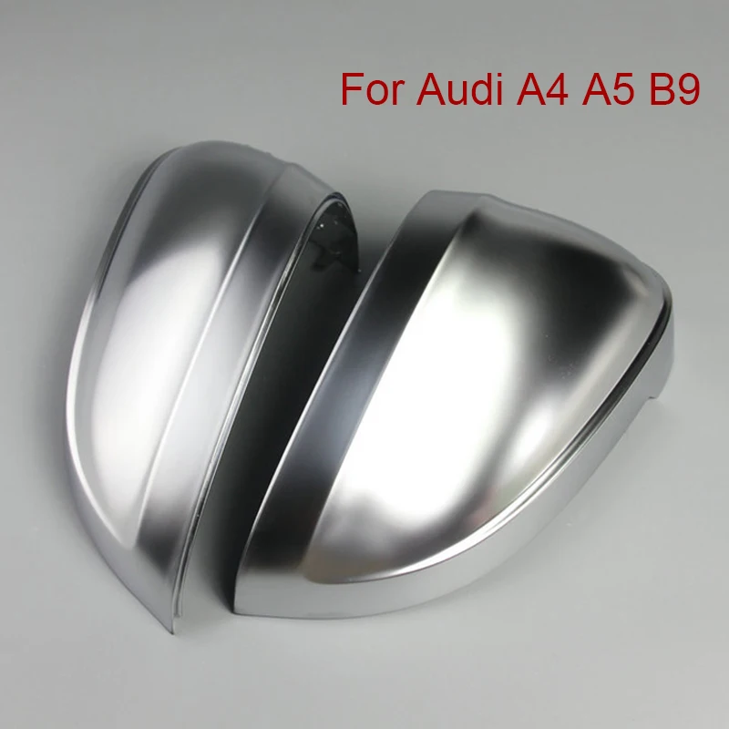 X-CAR 2pcs Error Free chrome side mirror cover for Audi B9 A4 A5 S4 2017-2019 reversing mirror protection cover