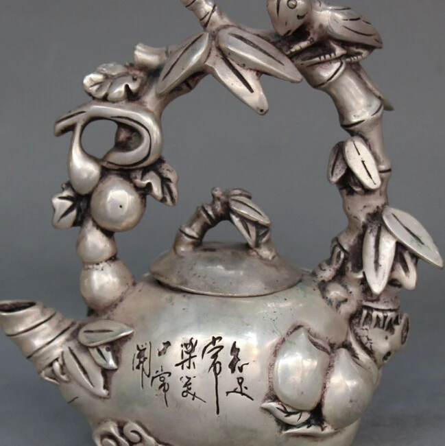 Бронзовые украшения торговое предприятие при фабрике Тибет Серебристый Высота