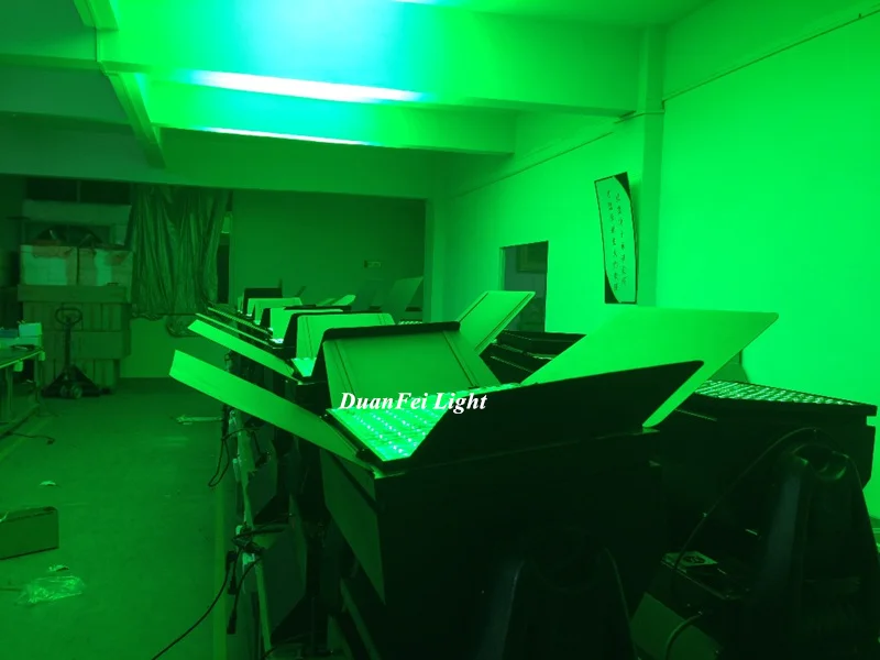 (Roadcase) 2 шт. 180x3 Вт rgb dmx светодиодная настенная мойка для строительства стены