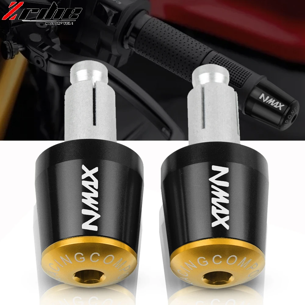 

For YAMAHA NMAX155 NMAX 155 N-MAX 125 NMAX CNC Motorcycle Accessories 7/8" 22MM Handlebar Hand Grips Handle Bar End Cap