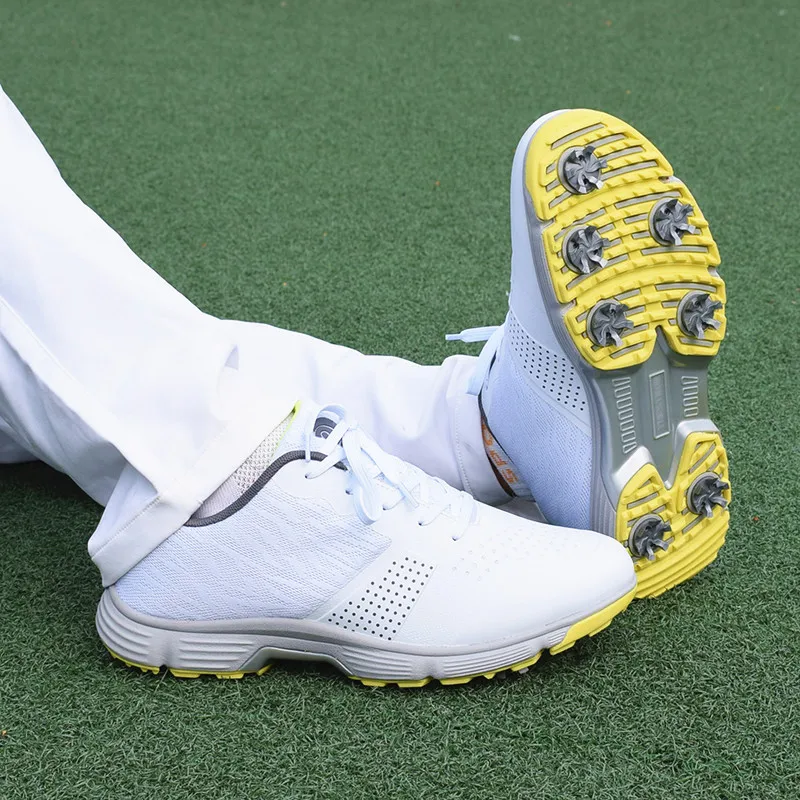 

New Waterproof Golf Spikes Shoes Men Anti Slip Training Golf Sneakers Male Outdoor High Quality Walking Footwear for Golfers