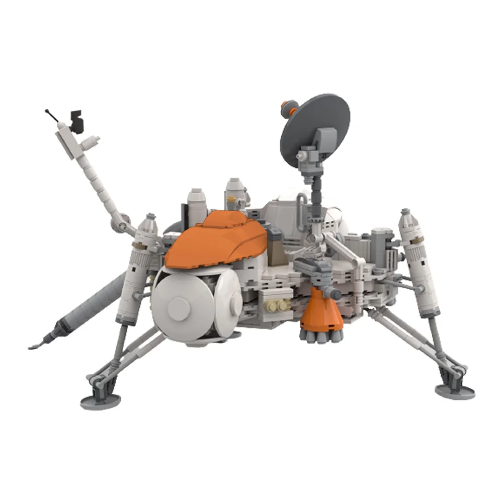 Строительные блоки MOC Lander зонд космоса викингов 1-2 дюйма 1:9 | Игрушки и хобби