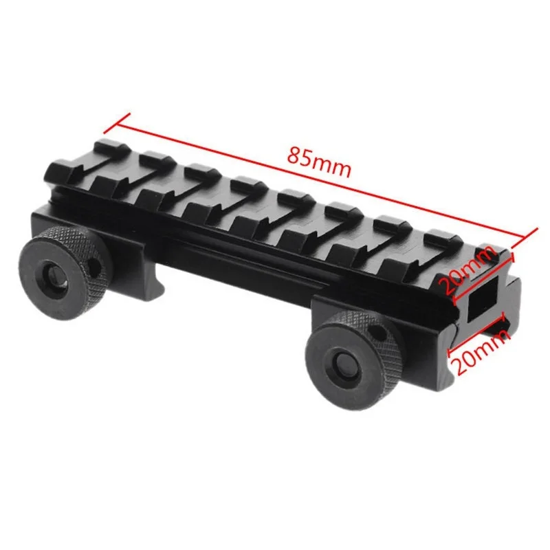 Тактическое Крепление адаптер для прицела винтовки с прозрачной основой 8 слотов