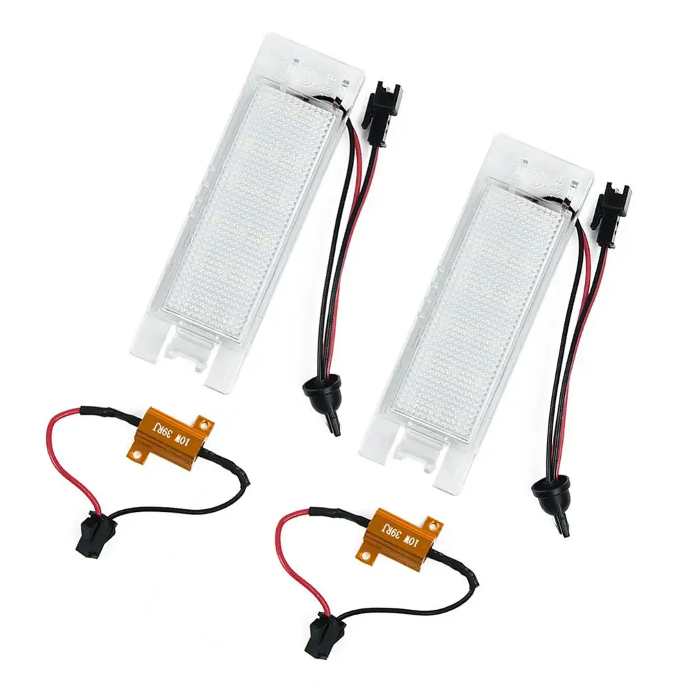 2 шт. 18SMD Автомобильный светодиодный номерной знак для Fiat Grande Punto Van Seicento 187 Multipla 186