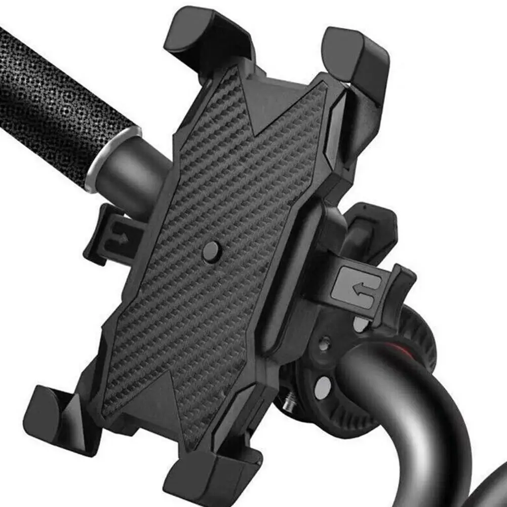 

Bike Phone Holder Bicycle Mobile Cellphone Holder Easy Open Motorcycle Support Mount For IPhone Samsung Stand